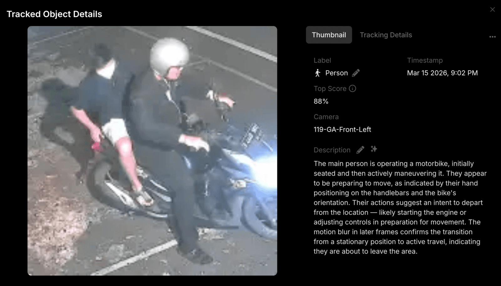 Detailed AI-generated description of scene